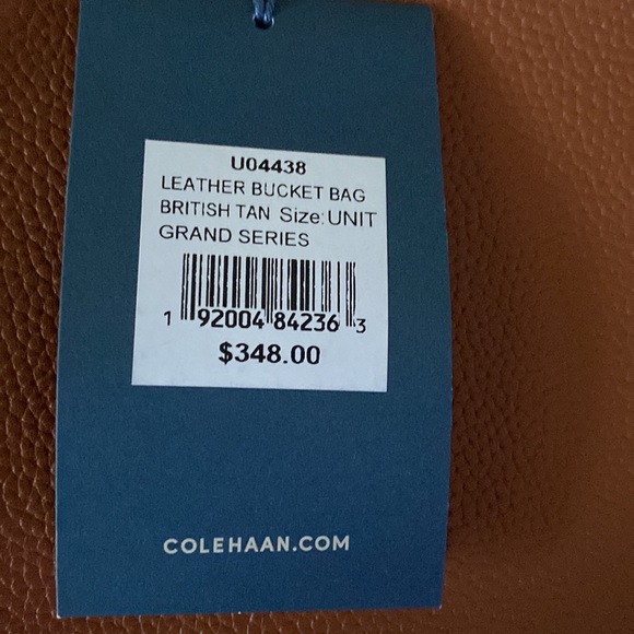 Cole Haan Grand Series Leather Bucket Bag - Picture 9 of 11